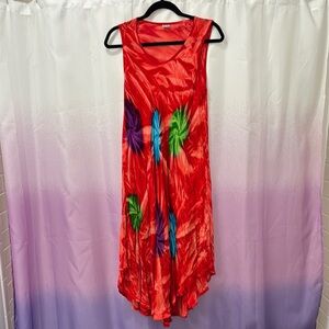 Red Sleeveless Dress